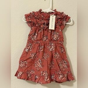 Baby Girls Janie And Jack 12-18 Months The Market Bloom Floral Ruffles Dress NWT